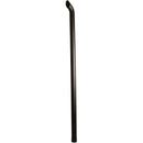 Universal Exhaust Stack Pipe - 4" x 96", Curved, Black - Quality Farm Supply