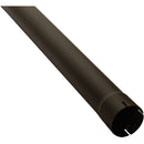 Universal Exhaust Stack Pipe - 4" x 96", Curved, Black - Quality Farm Supply