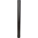 Universal Exhaust Stack Pipe - 5" x 48", Straight, Black - Quality Farm Supply
