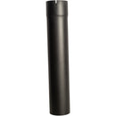 Universal Exhaust Stack Pipe - 4-1/2" x 24", Straight, Black - Quality Farm Supply