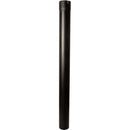 Universal Exhaust Stack Pipe - 3" x 60", Straight, Black - Quality Farm Supply