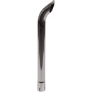 Universal Exhaust Stack Pipe - 1-7/8" x 24", Curved, Chrome - Quality Farm Supply