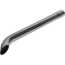 Universal Exhaust Stack Pipe - 1-1/4" x 24", Curved, Chrome - Quality Farm Supply