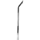 Universal Exhaust Stack Pipe - 2-1/8" x 48", Curved, Chrome - Quality Farm Supply