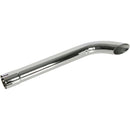 Universal Exhaust Stack Pipe - 2-3/8" x 24", Curved, Chrome - Quality Farm Supply