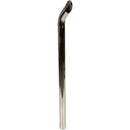 Universal Exhaust Stack Pipe - 2-3/8" x 48", Curved, Chrome - Quality Farm Supply