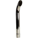 Universal Exhaust Stack Pipe - 2-1/2" x 24", Curved, Chrome - Quality Farm Supply