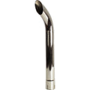 Universal Exhaust Stack Pipe - 2-1/2" x 24", Curved, Chrome - Quality Farm Supply
