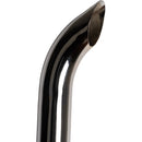 Universal Exhaust Stack Pipe - 3" x 72", Curved, Chrome - Quality Farm Supply