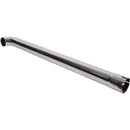 Universal Exhaust Stack Pipe - 3-1/2" x 48", Curved, Chrome - Quality Farm Supply