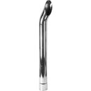 Universal Exhaust Stack Pipe - 4-1/2" x 48", Curved, Chrome - Quality Farm Supply