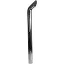 Universal Exhaust Stack Pipe - 5" x 72", Curved, Chrome - Quality Farm Supply