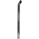 Universal Exhaust Stack Pipe - 5" x 84", Curved, Chrome - Quality Farm Supply