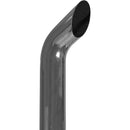 Universal Exhaust Stack Pipe - 5" x 84", Curved, Chrome - Quality Farm Supply