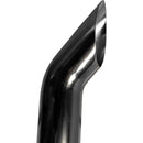 Universal Exhaust Stack Pipe - 5" x 96", Curved, Chrome - Quality Farm Supply