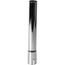 Universal Exhaust Stack Pipe - 1-1/2" x 12", Straight, Chrome - Quality Farm Supply
