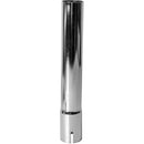 Universal Exhaust Stack Pipe - 1-3/4" x 12", Straight, Chrome - Quality Farm Supply