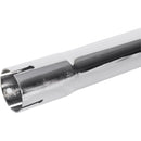 Universal Exhaust Stack Pipe - 1-3/4" x 24", Straight, Chrome - Quality Farm Supply