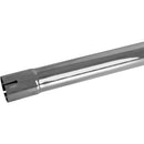 Universal Exhaust Stack Pipe - 2" x 48", Straight, Chrome - Quality Farm Supply