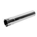 Universal Exhaust Stack Pipe - 3" x 12", Straight, Chrome - Quality Farm Supply