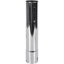Universal Exhaust Stack Pipe - 2-3/8" x 12", Straight, Chrome - Quality Farm Supply