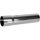 Universal Exhaust Stack Pipe - 2-3/4" x 12", Straight, Chrome - Quality Farm Supply