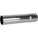 Universal Exhaust Stack Pipe - 2-3/4" x 12", Straight, Chrome - Quality Farm Supply