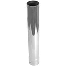 Universal Exhaust Stack Pipe - 3-1/2" x 24", Straight, Chrome - Quality Farm Supply