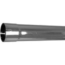 Universal Exhaust Stack Pipe - 3-1/2" x 72", Straight, Chrome - Quality Farm Supply
