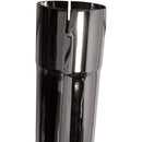 Universal Exhaust Stack Pipe - 3-1/2" x 84", Straight, Chrome - Quality Farm Supply