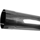 Universal Exhaust Stack Pipe - 5" x 84", Straight, Chrome - Quality Farm Supply