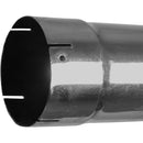 Universal Exhaust Stack Pipe - 5" x 96", Straight, Chrome - Quality Farm Supply
