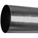 Universal Exhaust Stack Pipe - 5" x 96", Straight, Chrome - Quality Farm Supply