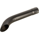 Universal Exhaust Stack Pipe - 2-3/8" x 17-3/4"", Curved, Black - Quality Farm Supply