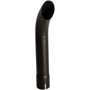 Universal Exhaust Stack Pipe - 2-3/8" x 17-3/4"", Curved, Black - Quality Farm Supply