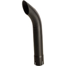 Universal Exhaust Stack Pipe - 2-3/8" x 17-3/4"", Curved, Black - Quality Farm Supply