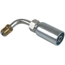 VARI-CRIMP SERIES - 1/4 INCH HOSE, WITH 3/8 X 24 THREAD SIZE, INVERTED MALE 90 ELBOW FLARE