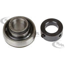 1/2 INCH BORE GREASABLE INSERT BEARING WITH COLLAR - SPHERICAL RACE