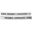 DECAL SET FOR MASSEY FERGUSON 240