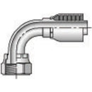 71 SERIES - 3/4 INCH HOSE X 1-3/16 INCH X 12 1-3/16 INCH X 12 ORFS FEMALE ELBOW - 90 SWIVEL, WHILE SUPPLIES LAST