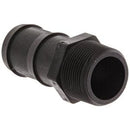 1-1/4 INCH MNPT X 1-1/2 INCH HOSE BARB  POLY
