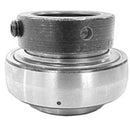 INSERT BEARING WITH LOCK COLLAR - 1-1/8" BORE  -WIDE INNER RING - GREASABLE