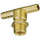 DOUBLE HOSE BARB NOZZLE BODY - 1/2" HOSE -BRASS