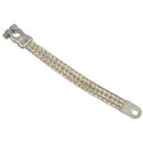 14 INCH 2 AWG BATTERY GROUND STRAP WITH TOP POST STRAIGHT X 7/16 EYELET CONNECTIONS