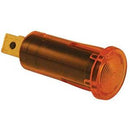 AMBER WARNING LIGHT 16A 12V 1/2" DIA
