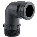 1-1/2" F SERIES 90 DEGREE ELBOW CAM LOCK COUPLER - 1-1/2" MALE ADAPTER X 1-1/2" MALE PIPE THREAD