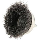 CRIMPED WIRE CUP BRUSH - 3" WITH 1/4" SHANK FOR DIE GRINDER (CUT-OFF TOOL), POWER DRILL