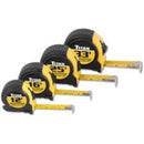 4 PIECE TAPE MEASURE SET