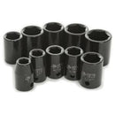 SAE IMPACT SKT SET - 10PC - 1/2" DR