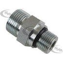 5/8 MALE OFS X 1/2 MALE O-RING BOSS - STRAIGHT THREAD CONNECTOR - STEEL